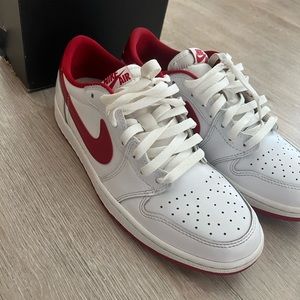 Nike Air Jordan 1 low OG Retro Metallic Red